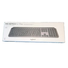 Logitech MX Keys S For Mac Keyboard Easy-Switch QWERTY Gray/Black, Open Box picture