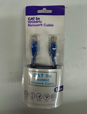 Infinitive Cat5e Ethernet Patch Cable 14 ft Blue Round RJ-45 Male to Male picture