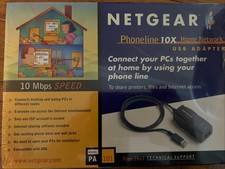 NEW Netgear PA101 Phoneline 10x Home Network USB Adapter SEALED IN BOX picture
