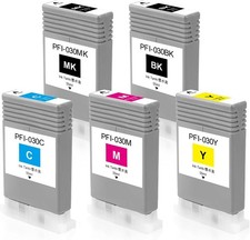PFI-030 Ink Cartridge 5 Pack 55mL for Canon imagePROGRAF TA-20 TA-30 picture