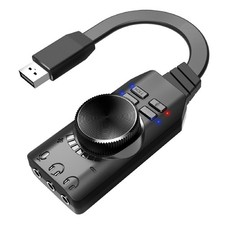 USB Sound Card 7.1 Channel Mic Speaker Headset Audio Jack 3.5mm Cable Adapter picture