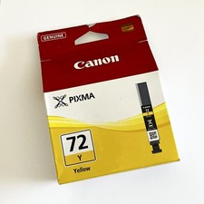 Canon Pixma Printer Ink Cartridge Refill 72 Y Yellow picture