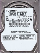 MK6459GSXP d/n: HDD2J52 S QJ02 T MAR/ 2012 640GB SATA 2.5