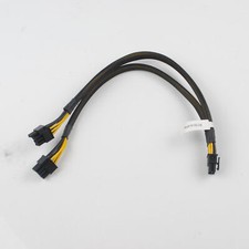 8pin to Dual 8pin(6+2) PCI-E GPU Video Card Power Cable For DELL R720 R730 35cm picture