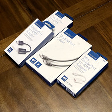 INSIGNIA DisplayPort Pack Adapters & Cable 4k Ultra HD Mini HDMI Mac NS-PDD607 picture