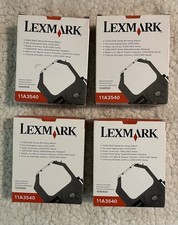 Lexmark 11A3540 Printer Ribbon 2300 2400 Series Re-inking Ribbon NEW Lot Of 3 picture
