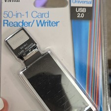 Vivitar 50-in-1 USB 2.0 Multi Card Reader VIV-CR-52 SD MicroSD CF XD picture