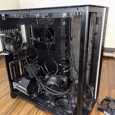PC Case Lian Li 011 Dynamic XL ROG + 10 Black ROG fans 120MM picture