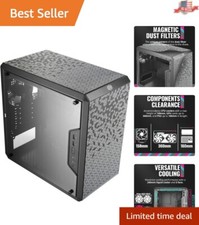 Micro-ATX Gaming Tower with Magnetic Dust Filter & Acrylic Side Panel - Black picture