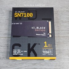 WD-BLACK SN7100 1TB M.2 NVMe Gen 4 PCle 2280 Internal SSD - New Factory Sealed picture