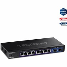 TRENDnet 10-Port Multi-Gig Web Smart Switch, TEG-3102WS, 8 x 2.5GBASE-T Ports, 2 picture