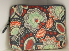 Vera Bradley Tablet Case Gray Red Green Nomadic Floral Retired Summer 2016 picture
