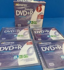 Memorex Printable DVD+R 4.7GB 120min Lot of 4 picture