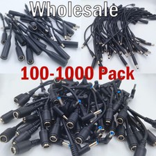 LOT 7.4mm To 4.5mm AC/ DC Power Charger Converter Cable For HP Dell Blue Wholesa picture