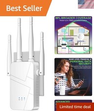 2026 WiFi Extender, 15888 sq.ft Internet Extender WiFi Booster, Long Range Wi... picture