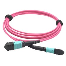 1M‑10M OM4 8-Core MPO Female to Female Type‑B Trunk Cable LSZH picture