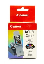 Canon Genuine BCI-21 Color Ink Cartridge New In Box picture