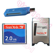 2GB CNC CF Compact Flash card+CF-PCMCIA Adapter+SSK USB2.0 Card reader FANUC picture