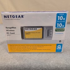 Netgear RangeMax Wireless PC Card WPN511 108 Mbps Laptop Adapter New Sealed picture