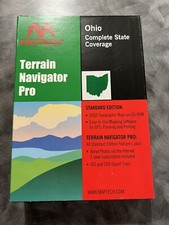 Maptech New in Box Ohio Complete State Coverage Cd-ROM - Vintage picture