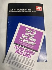 ATI All-In-Wonder 128 Installation & Setup User Manual 1999 picture