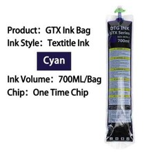  700ml DTG Ink Bag For Brother GTX Ink And Chip GTX-400 GTX-422 GTX-600 printer picture