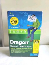 Dragon Naturally Speaking 10 Preferred Speech Recognition Software Headset NEW picture
