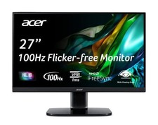 27 Inch IPS Monitor, Full HD 1080p, 100Hz, HDMI & VGA Ports, Black picture