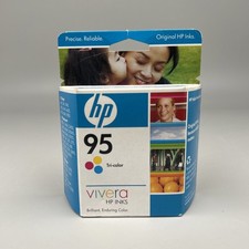 HP 95 Tri-Color Ink Cartridge C8766WN Genuine OEM Vivera Ink - New picture