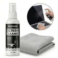 Screen Cleaner Kit Spray & Microfiber Cloth for Laptop Phone TV picture