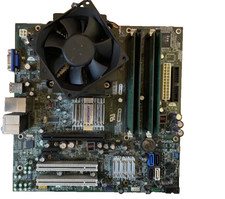 G33MO2 PC Motherboard with CPU, fan, 4GB RAM picture