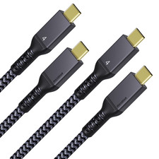 Maxonar 2 Pack Thunderbolt 4 Cable, 40Gbps Sync, 240W Charging, 8K/5K Display, A picture