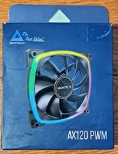 Montech AX120 PWM ARGB RGB 20 LED Fan 12V PC Gaming picture