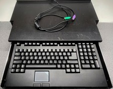 Rack Drawer shelf & mouse pull out Adesso PS2  Keyboard Touchpad & USB adapter picture