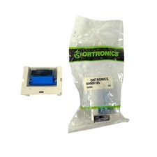 Ortronics 60900185 Series II SC Duplex Fiber Adapter Plate Angled 60 Dg, 2 Pcs picture