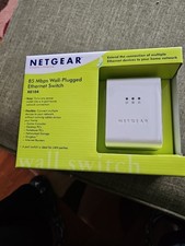 Netgear XE104 85 Mbps Powerline Wall Plugged 4-Port Ethernet Switch picture