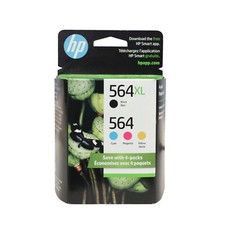 New GENUINE HP 564XL Black & 564 Tri-Color Orginal Ink Cartridge Combo EXP 2024 picture