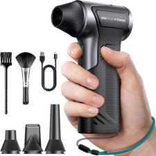 T150 Compressed Air Duster, Mini Blower, Handheld, Cordless picture