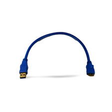 1ft USB 3.0 SuperSpeed Micro B Cable - Blue picture