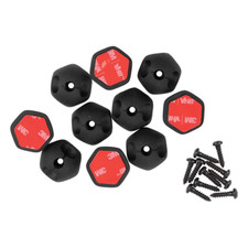 Klein Tools 450-400 Self-Adhesive Cable Mounting Clips, 1 Slot (10-Pack) picture