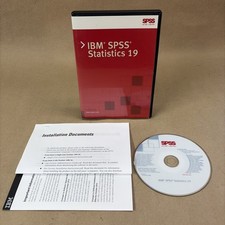 IBM SPSS Statistics Base 19 Win/Mac Standalone Vintage Software NO KEY picture