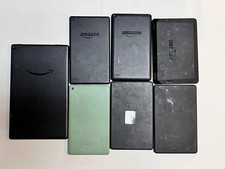 Lot Bundle of 7 Amazon Kindle (Various Condition) Tablets - FOR PARTS picture