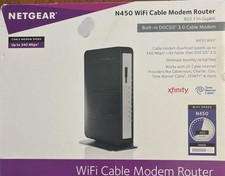 Netgear N450 340 Mbps 4-Port 10/100 Wireless N Router (N450-100NAS) picture