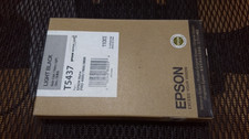 2016 Genuine Epson Light Black T5437 Ink Stylus Pro 4000 7600 9600 110ml Sealed picture