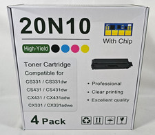 For Lexmark CS331 CX331 CS431 CX431 4x Toner Cartridge Black Cyan Magenta Yellow picture