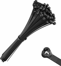 intervisio Cable Ties with Metal Tooth Stainless Steel Locking Device Zip Tie... picture