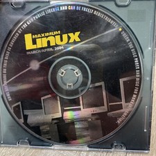 Maximum Linux March / April 2001 CD Software Vintage picture
