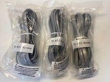 7Ft RJ12 Modular Cable Reverse Lot Of 3 picture