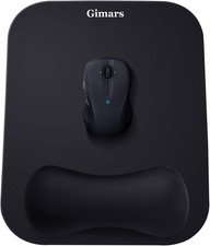 Large Smooth Superfine Fibre Memory Foam Ergonomic Mouse Pad Wrist Rest picture
