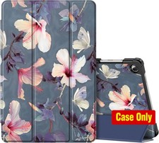 Slim Case for Galaxy Tab A11+/ A9+ 11 Inch, Hibiscus, Tri-Fold Stand, Lightweigh picture
